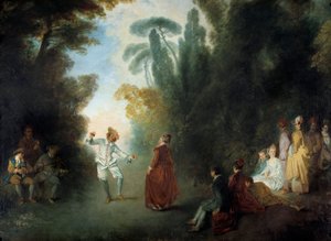 Das ländliche Fest von Jean Antoine Watteau