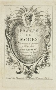 Titelseite, aus Figures de modes