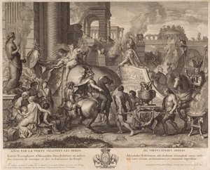 Alexander betritt Babylon
