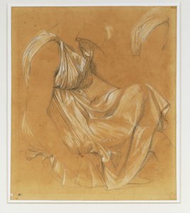 Studie der Draperie einer weiblichen Figur