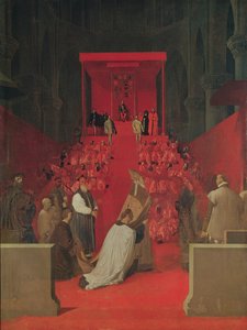 Fernando Álvarez de Toledo (1508-82), 3. Herzog von Alba in der Kathedrale von St. Gudule, 1815