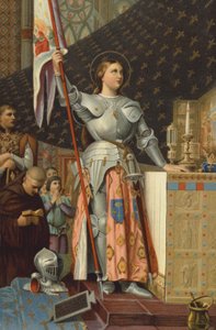 Johanna von Orléans bei der Krönung von Karl VII., 1429 von Jean Auguste Dominique Ingres