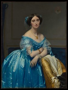 Joséphine-Éléonore-Marie-Pauline de Galard de Brassac de Béarn (1825-1860), Prinzessin de Broglie von Jean Auguste Dominique Ingres