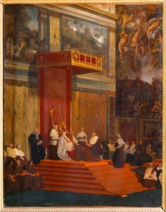 Papst Pius VII. hält Kapelle ab, 1820