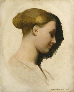 Madame Edmond Cavé Marie-Élisabeth Blavot, geboren 1810, ca. 1831-34 von Jean Auguste Dominique Ingres