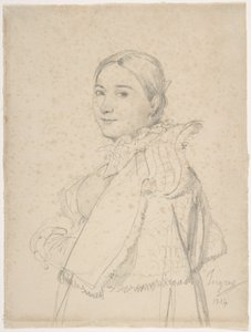 Madame Jean-Auguste-Dominique Ingres, geborene Madeleine Chapelle von Jean Auguste Dominique Ingres
