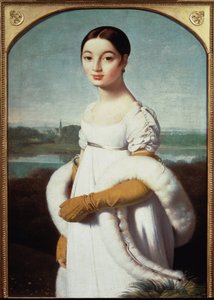 Porträt von Mademoiselle Caroline Riviere von Jean Auguste Dominique Ingres