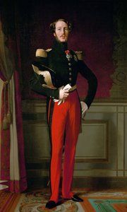 Prinz Ferdinand Philippe, Herzog von Orléans 1810-1842 von Jean Auguste Dominique Ingres