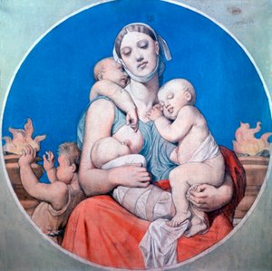 Studie für das Buntglasfenster in der Chapelle Saint Ferdinand, 1833
