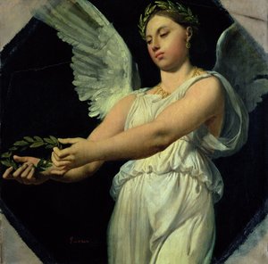 Studie des Sieges für die Apotheose von Homer, 1826-27 von Jean Auguste Dominique Ingres