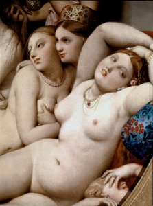 Das türkische Bad, Detail von Jean Auguste Dominique Ingres