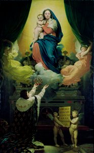 Das Gelübde Ludwigs XIII. (1601-43) 1824 von Jean Auguste Dominique Ingres
