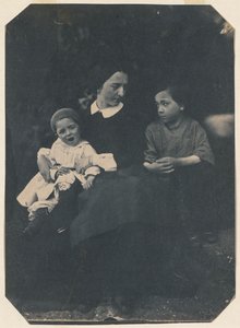 Mutter mit zwei Kindern, ca. 1855 von Jean Baptist Frénet