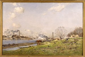 Die Seine bei Conflans-Charenton