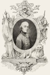 Karl XIV. (1763-1844): König von Schweden und Norwegen und Prinz von Ponte Corvo, graviert von Pannemaker