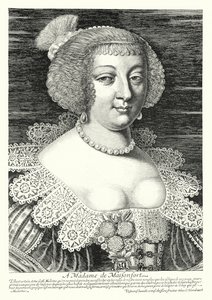 Madame de Maisonfort (Stich) von Jean Baptiste Alexandre (after) Le Blond