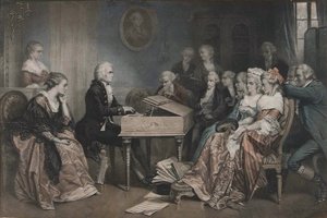 Mozart in Wien von Jean Baptiste Alfred Cornilliet