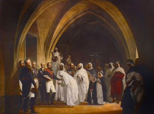 Der Präsident der Republik, Prinz Louis Napoleon, befreit Abd el-Kader, Schloss Amboise, 16. Oktober