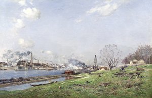 Die Seine bei Conflans-Charenton, 1892