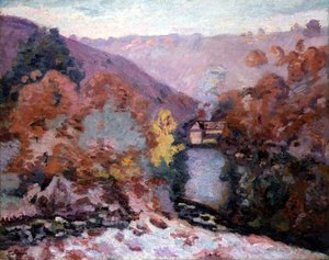 Landschaft bei La Creuse, Bretagne, ca. 1910 von Jean Baptiste Armand Guillaumin