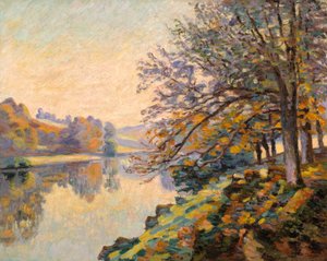 Flussufer, Herbst, ca. 1910 von Jean Baptiste Armand Guillaumin