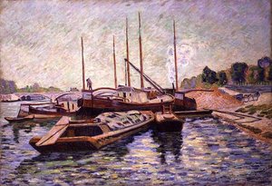 Die Seine bei Charenton-le-Pont, ca. 1885 von Jean Baptiste Armand Guillaumin