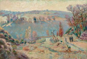 Tal der Sédelle bei Pont Charraud: Weißer Frost, ca. 1903-11 von Jean Baptiste Armand Guillaumin