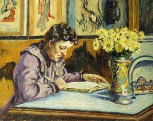 Lesende Frau; Femme Lisant, ca. 1895
