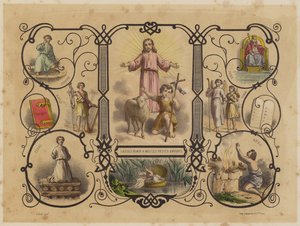 Lasset die Kinder zu mir kommen von Jean Baptiste Auguste Leloir