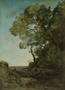 Baumlandschaft (Abend)