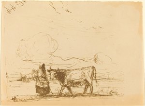 Kuh und ihr Hüter La Vache et sa gardienne, 1860