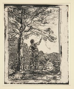 Das junge Mädchen und der Tod von Jean Baptiste Camille Corot