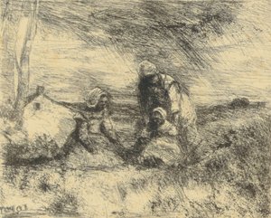 Die kleine Schwester von Jean Baptiste Camille Corot