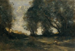 Landschaft, ca. 1860 von Jean Baptiste Camille Corot