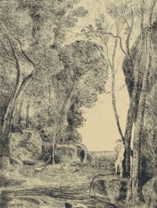 Le Petit Berger, 1. Platte von Jean Baptiste Camille Corot
