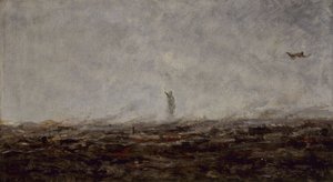 Le Rêve: Paris in Brand, September 1870 von Jean Baptiste Camille Corot