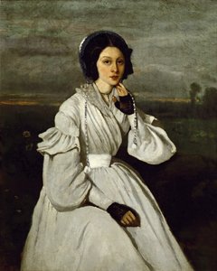 Porträt von Claire Sennegon von Jean Baptiste Camille Corot