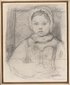 Porträt von Louis Robert, 3 Jahre alt von Jean Baptiste Camille Corot