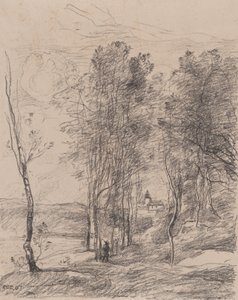 Der Glockenturm von St.-Nicolas-les-Arras, 1871-72 von Jean Baptiste Camille Corot