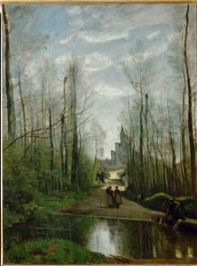 Die Kirche von Marissel von Jean Baptiste Camille Corot