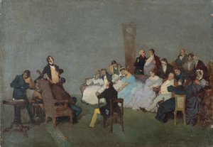 Das Konzert, ca. 1830-40 von Jean Baptiste Camille Corot
