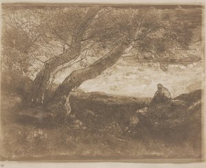 Der Träumer von Jean Baptiste Camille Corot