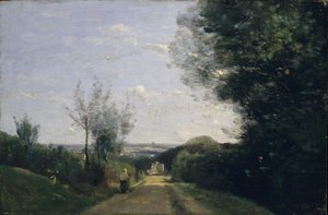 Die Umgebung von Paris von Jean Baptiste Camille Corot