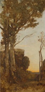 Die vier Tageszeiten (Morgen) von Jean Baptiste Camille Corot