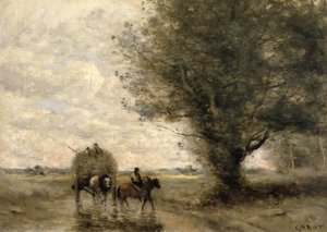 Der Heuwagen, ca. 1860