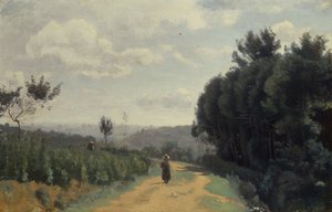 Die Höhen von Sèvres, der Troyon-Pfad von Jean Baptiste Camille Corot