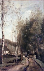 Die kleine Brücke von Jean Baptiste Camille Corot