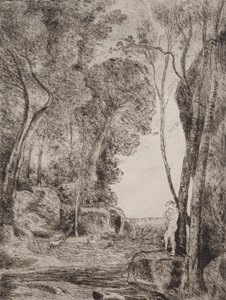 Der kleine Hirte von Jean Baptiste Camille Corot