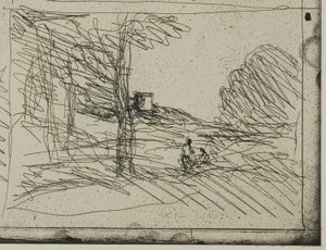 Der Turm von Heinrich VIII. von Jean Baptiste Camille Corot