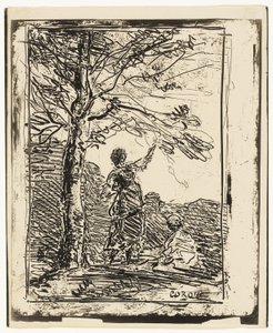 Die junge Jungfrau und der Tod von Jean Baptiste Camille Corot